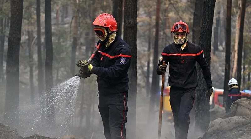 Fransa’da orman yangınları temmuz ortasında rekor seviyeye ulaştı